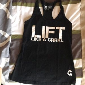 Grrrl brand “lift like a grrrl” tank top